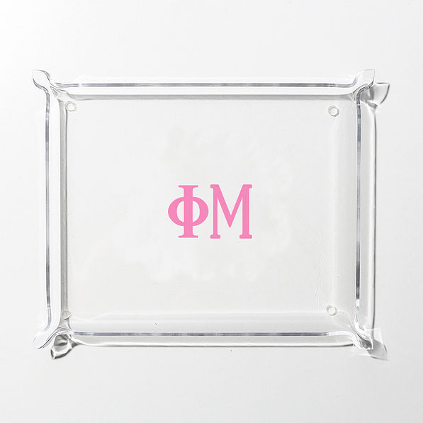 Phi Mu Acrylic Tray