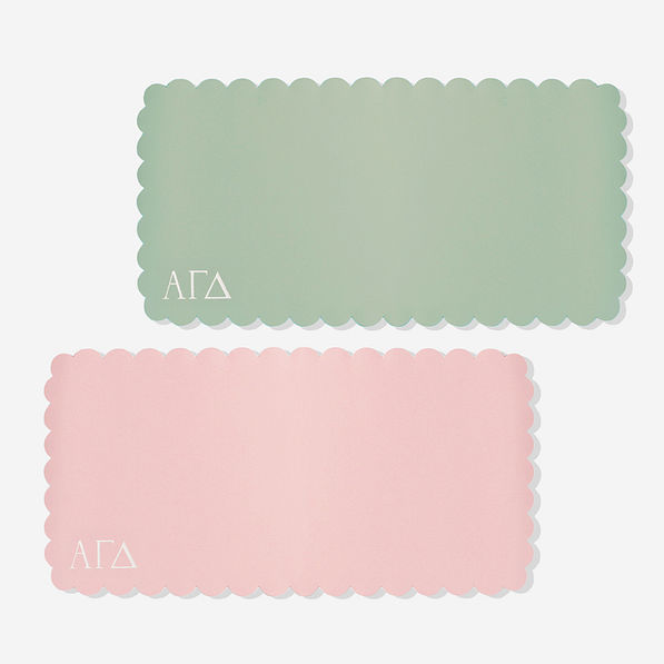 Alpha Gamma Delta Desk Mat | Mint Sorority Decor