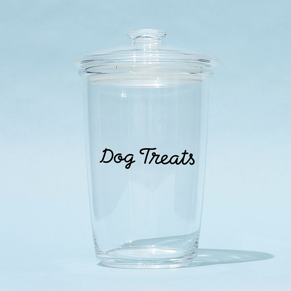 Personalized Pet Treat Container in Large