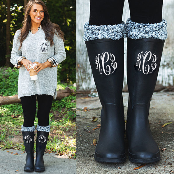 Marleylilly Monogrammed Rain Jacket