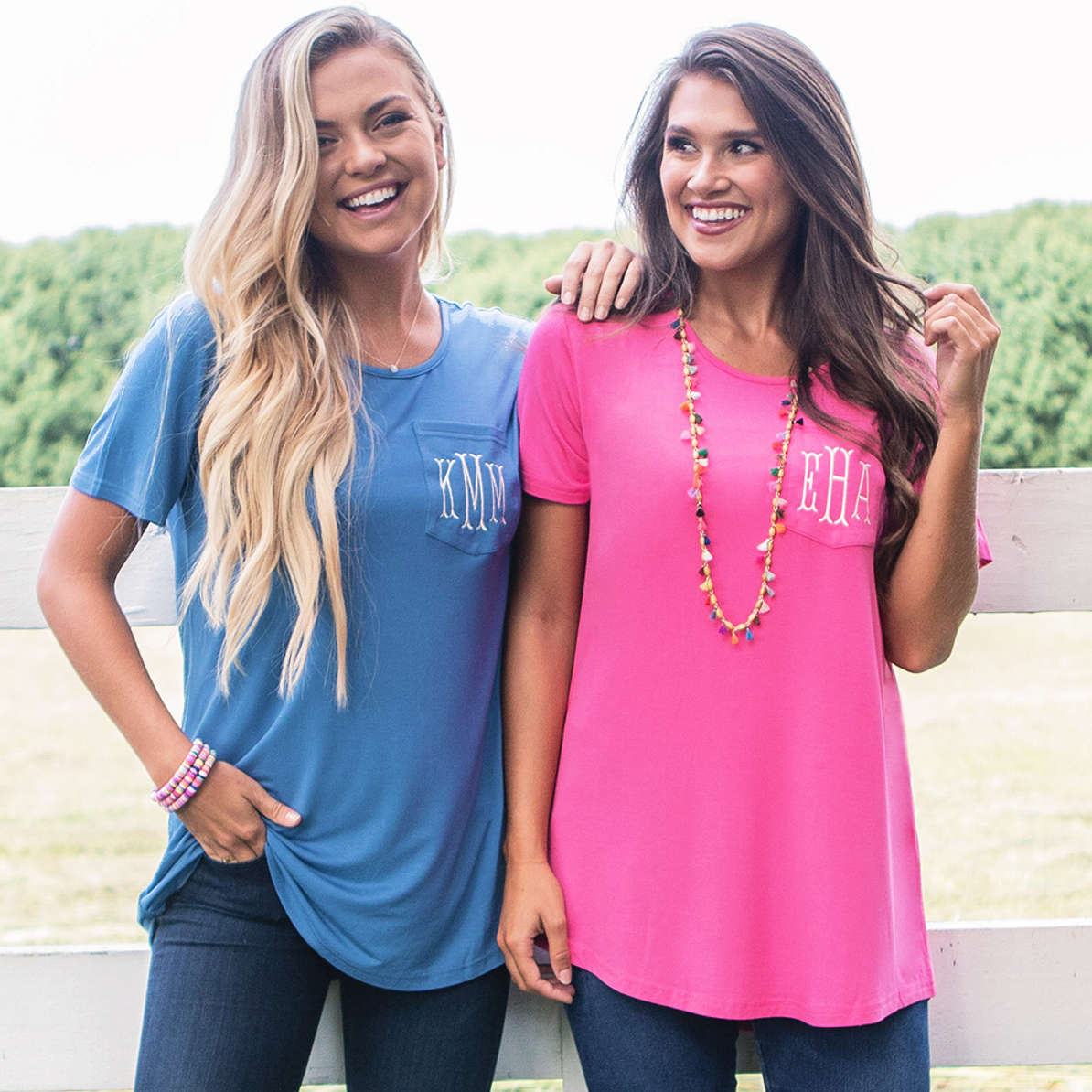 Monogrammed TShirt — Boyfriend TShirt by Marleylilly