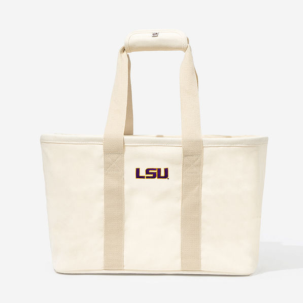 LSU Market Basket in Solid Ivory