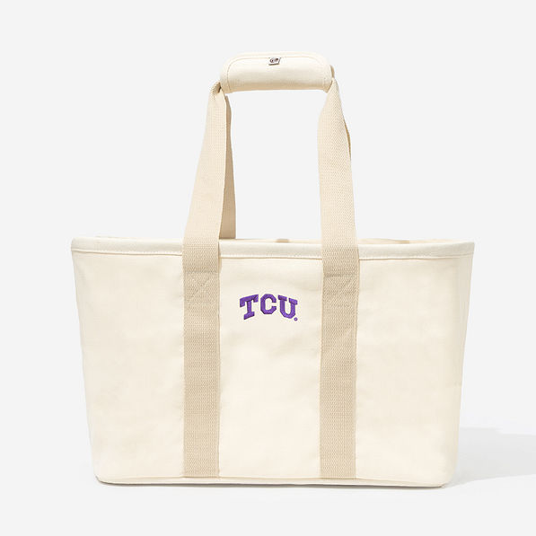 TCU Market Basket in Solid Ivory