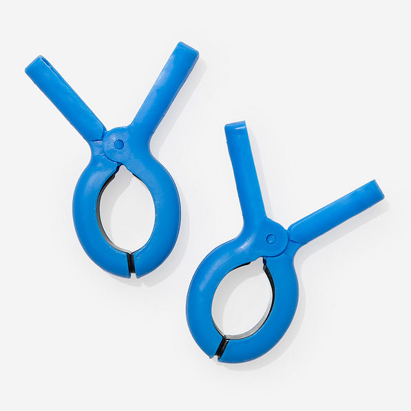 Beach Chair Towel Clips in Blue