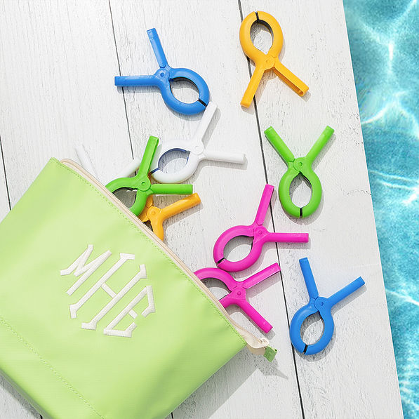 beach chair towel clips set of 4