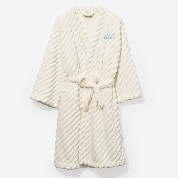 alpha delta pi plush robe