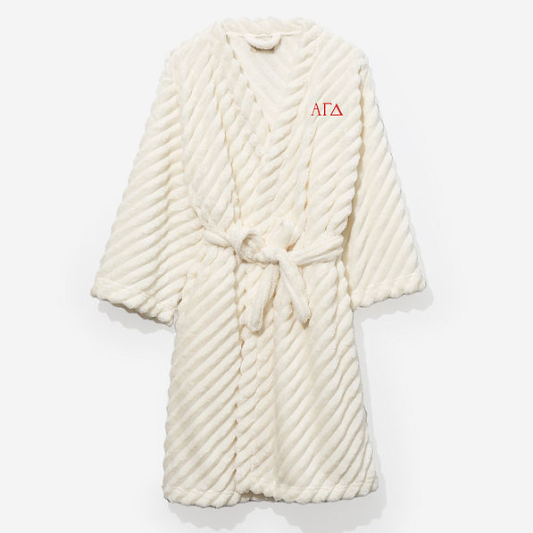 alpha gamma delta plush robe
