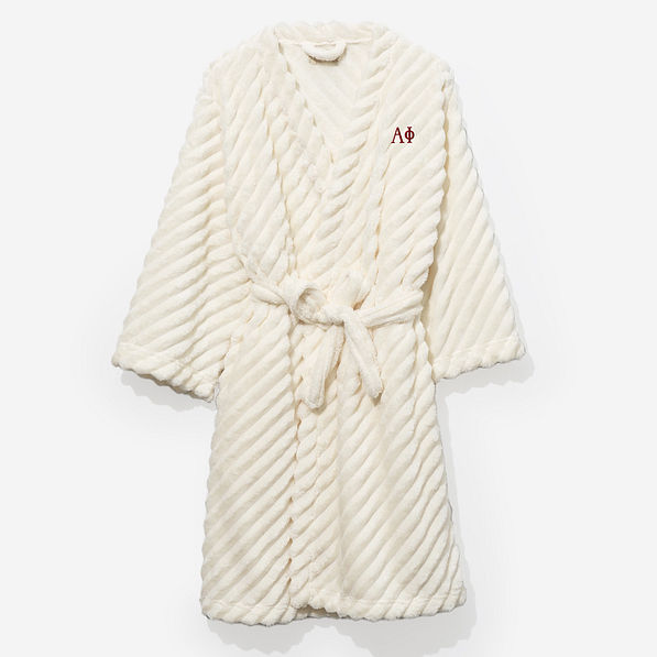 alpha phi plush robe