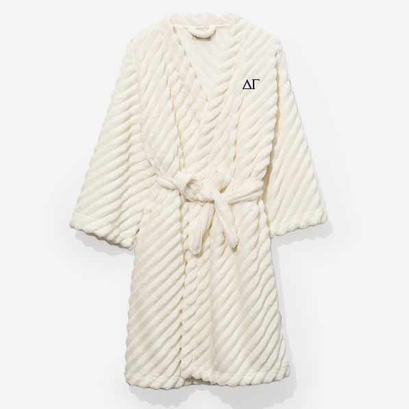 delta gamma plush robe