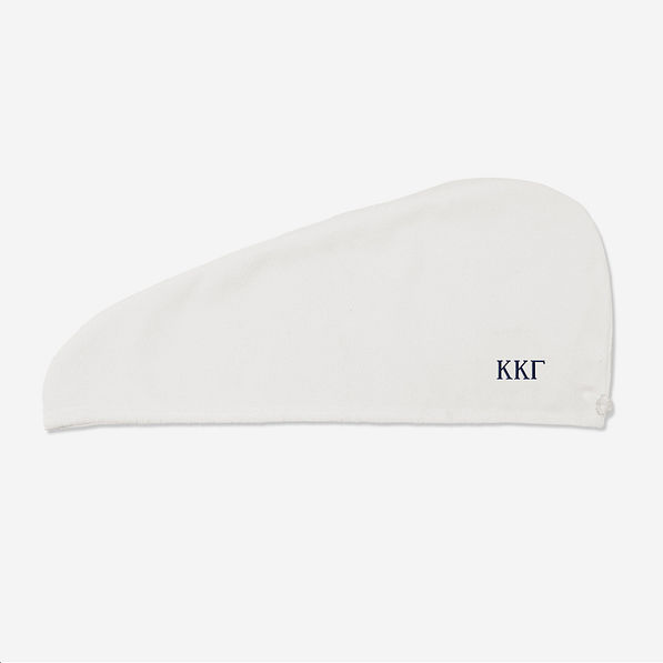 kappa kappa gamma hair towel wrap