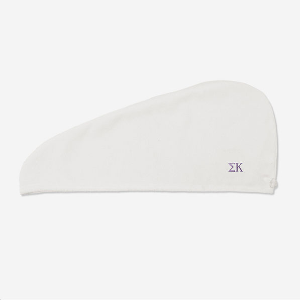 sigma kappa hair towel wrap
