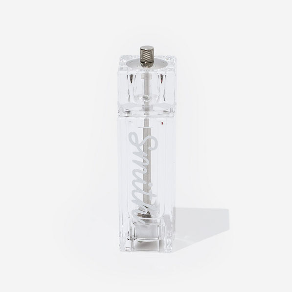 Monogrammed Dual Salt & Pepper Mill in Clear