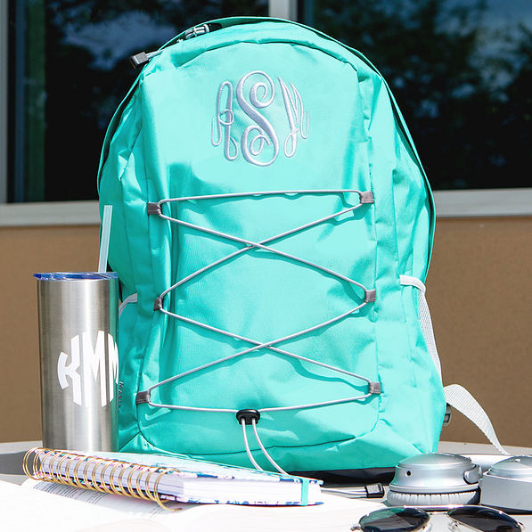 Personalized Laptop Backpack Marleylilly