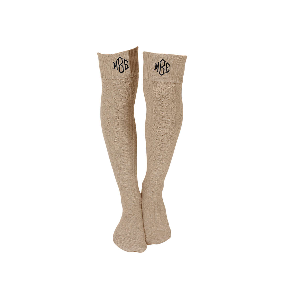 Women's Personalized Tall Knee Socks Marleylilly