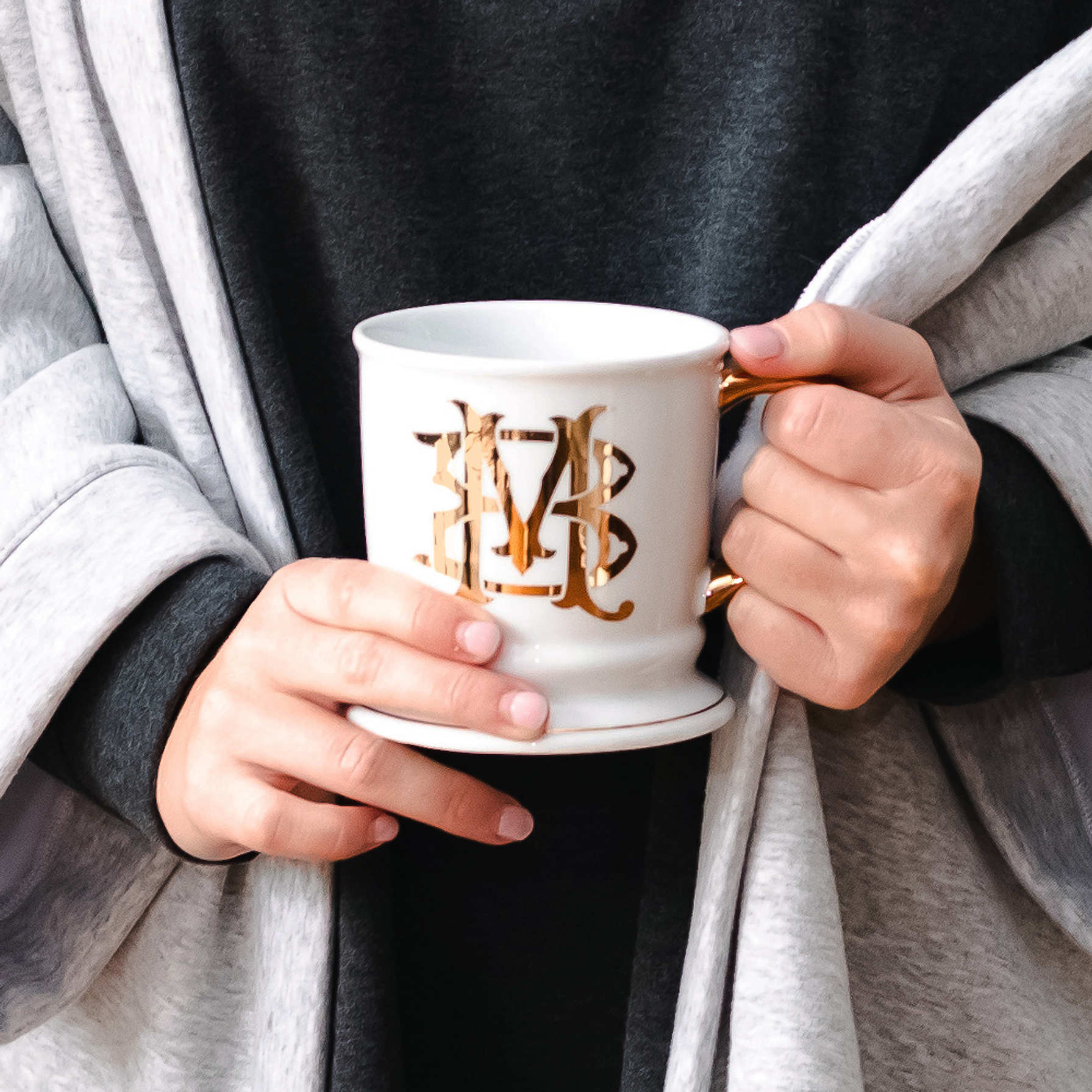 Monogrammed Coffee Mug — Personalized Coffee Mug