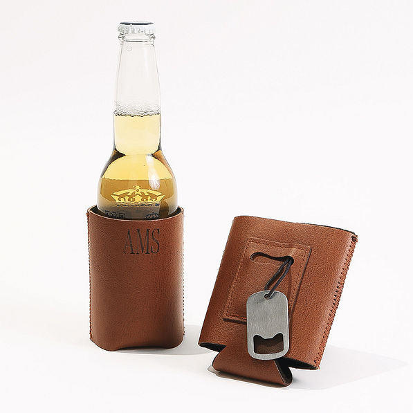 studio shot of leather koolie