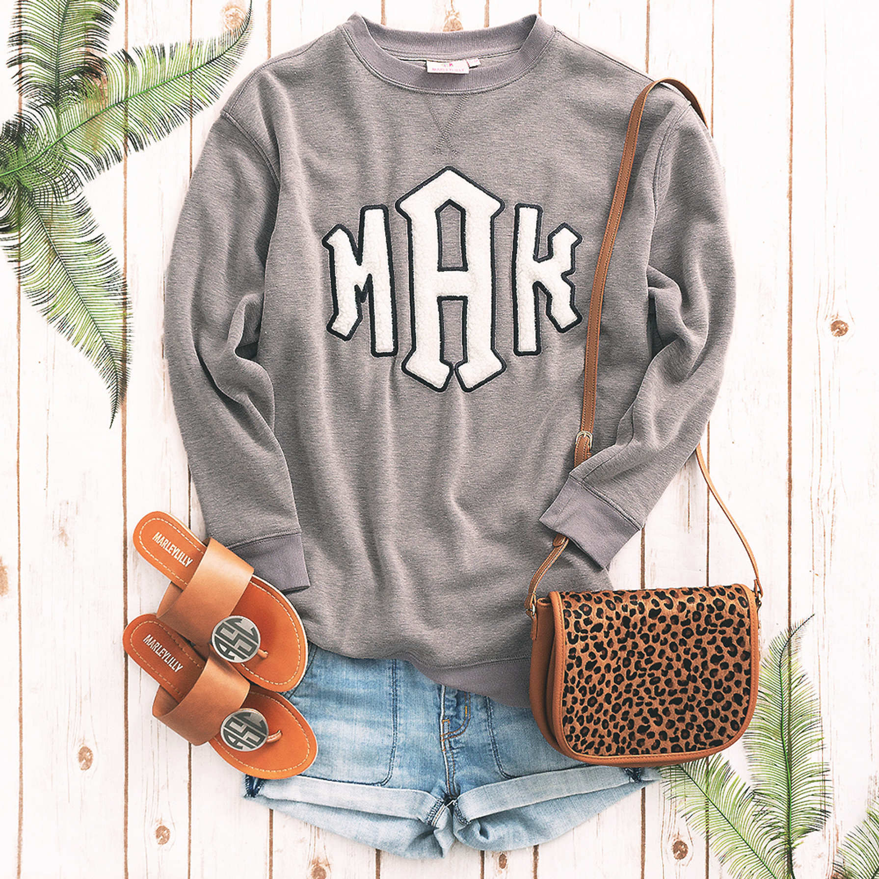 custom letterman sweatshirt