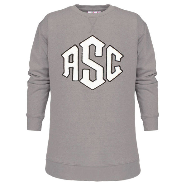 monogrammed letterman sweatshirt