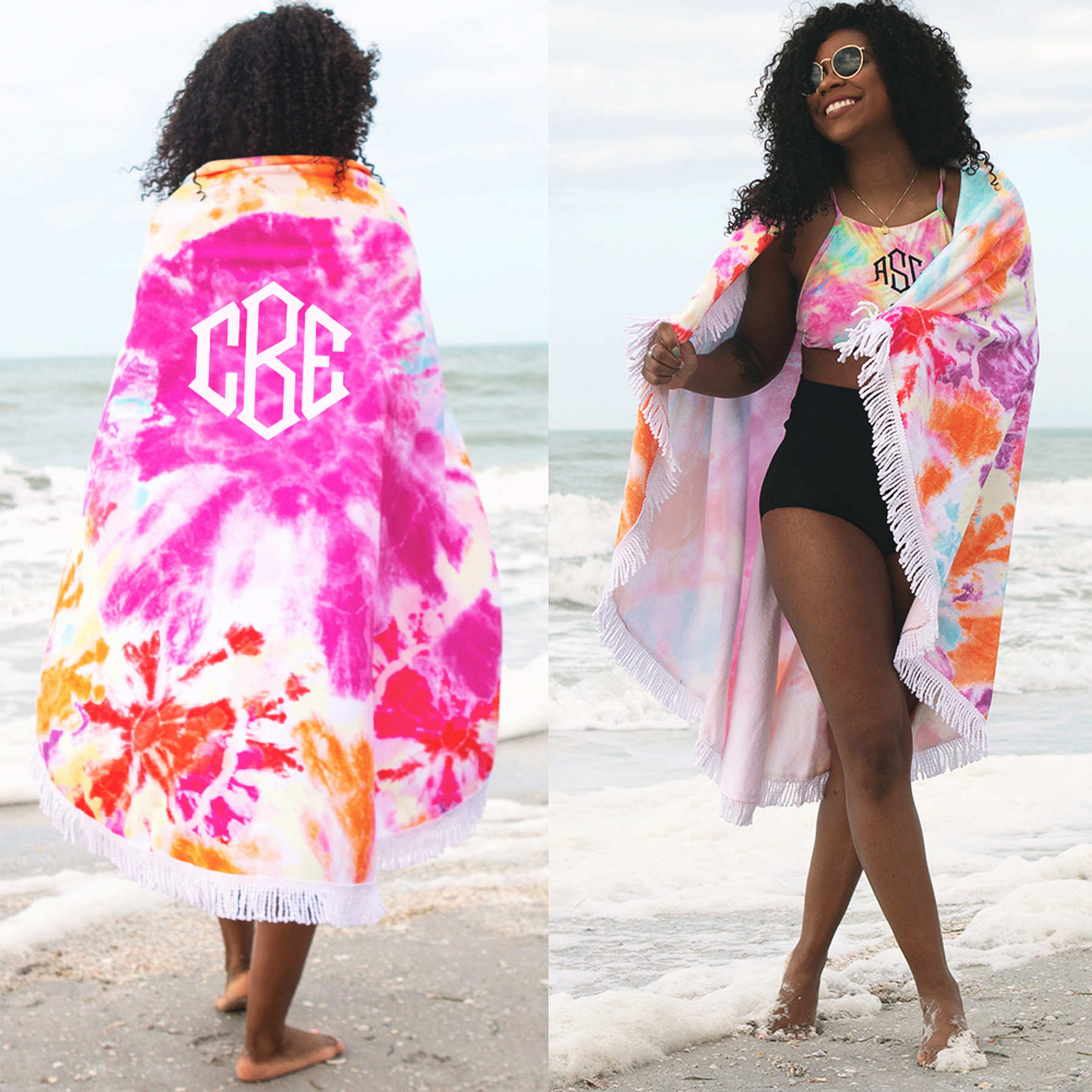 Personalized Round Towel