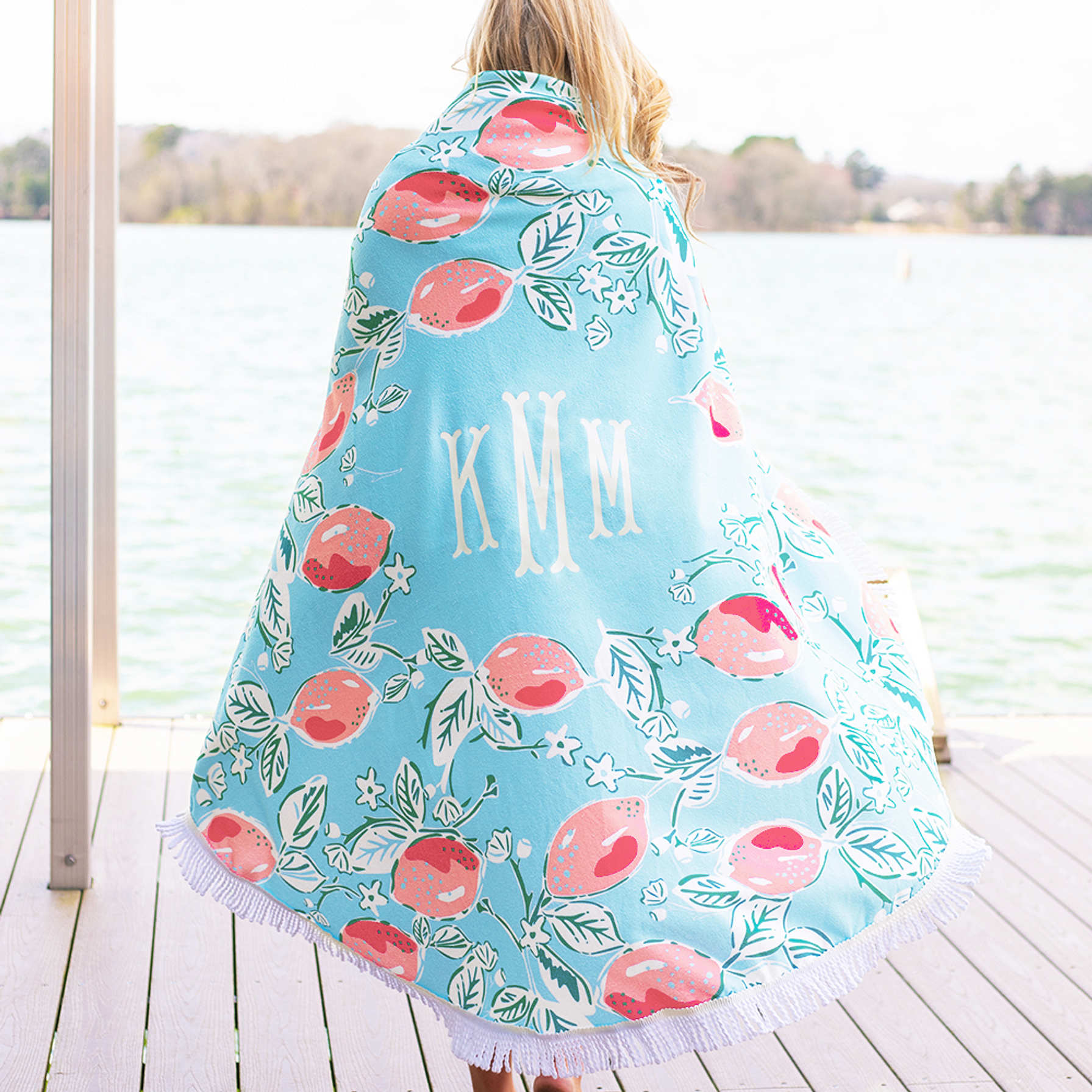 Personalized Round Towel