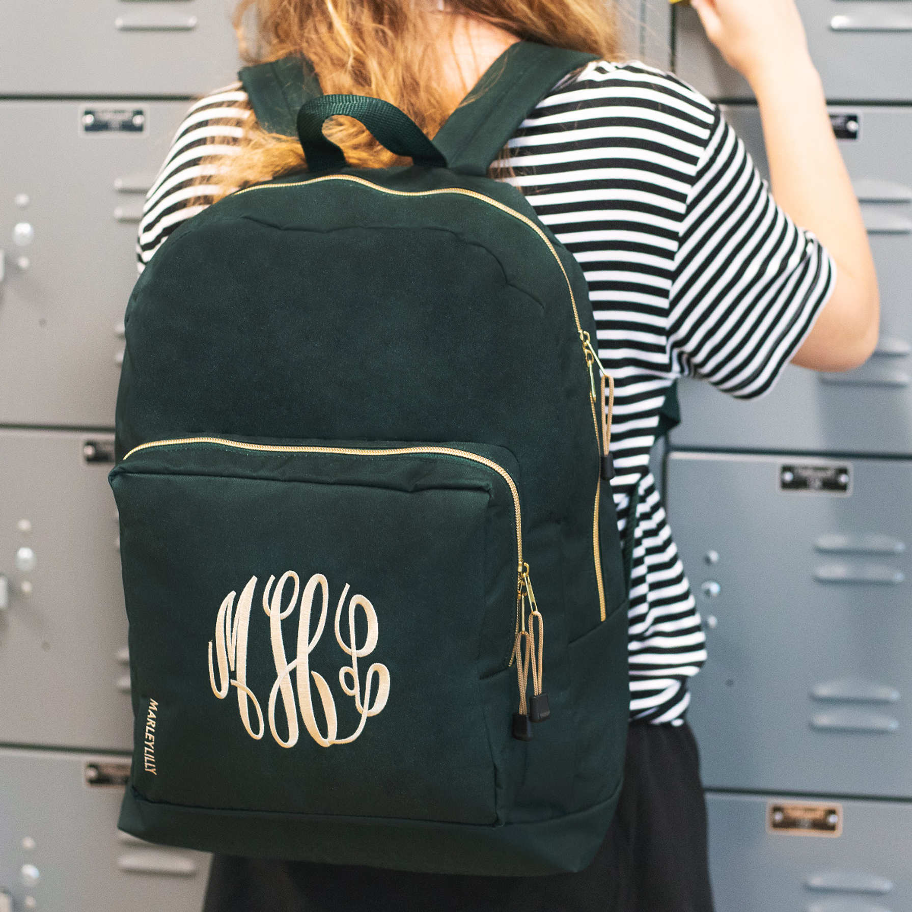 Monogrammed Everyday Backpack Monogrammed Laptop Bag