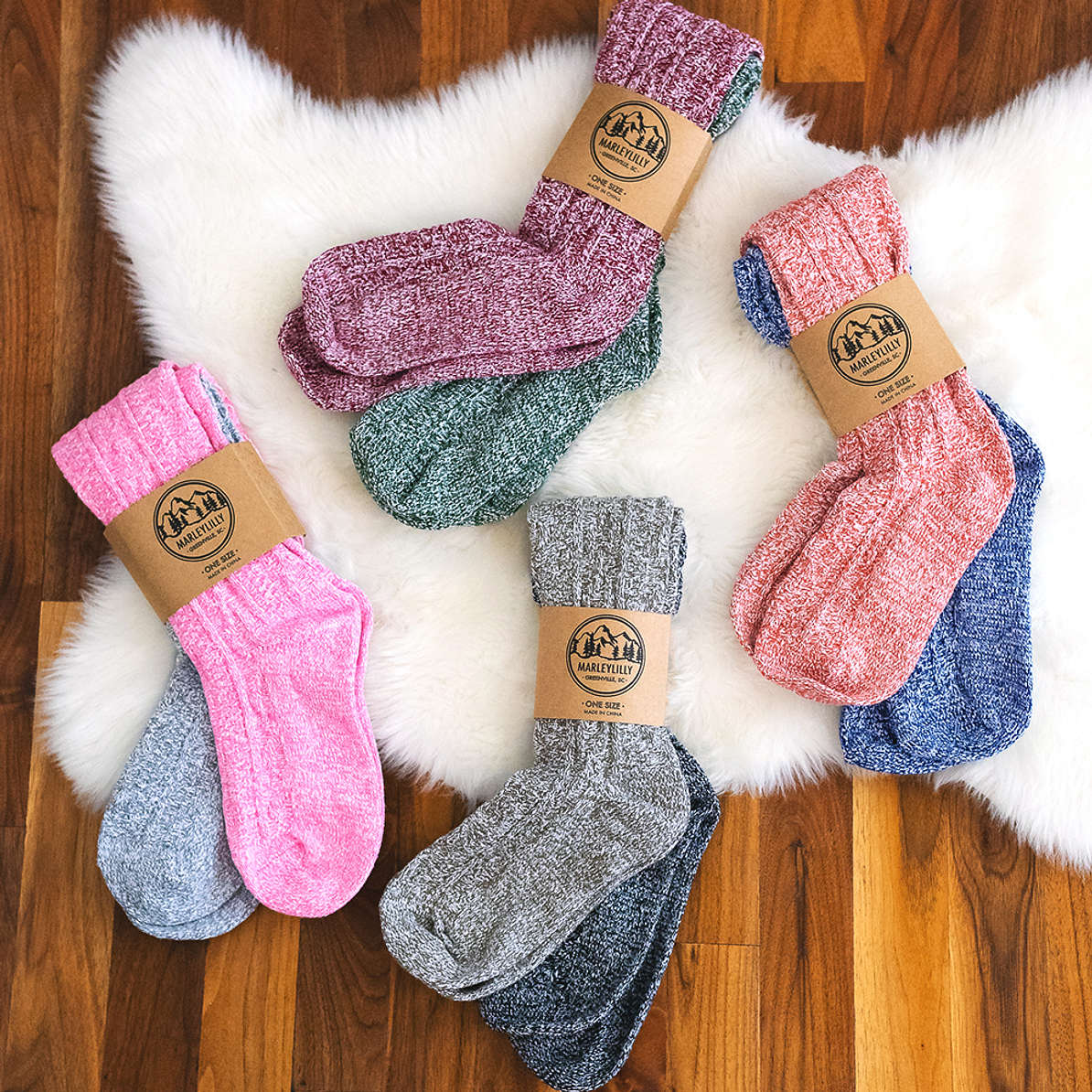 Duck Boot Socks, 2-Pack - Marleylilly