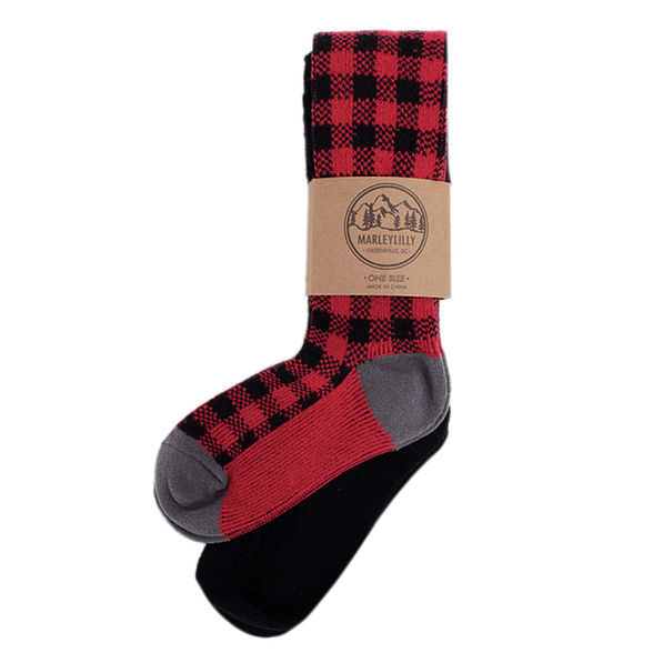 tartan welly socks