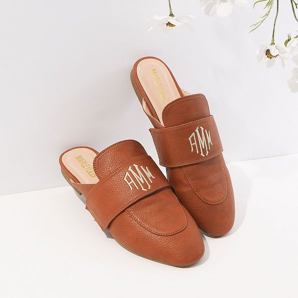 brown slide on loafers, perfect for spring