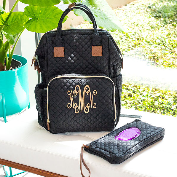 Diaper Bag Purse - Quilted Diaper Changing Tote Bag | Marleylilly