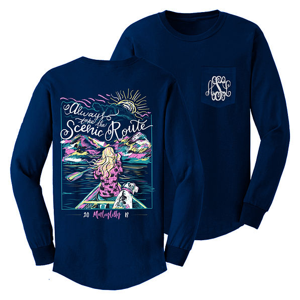 Monogrammed Scenic Route T-Shirt