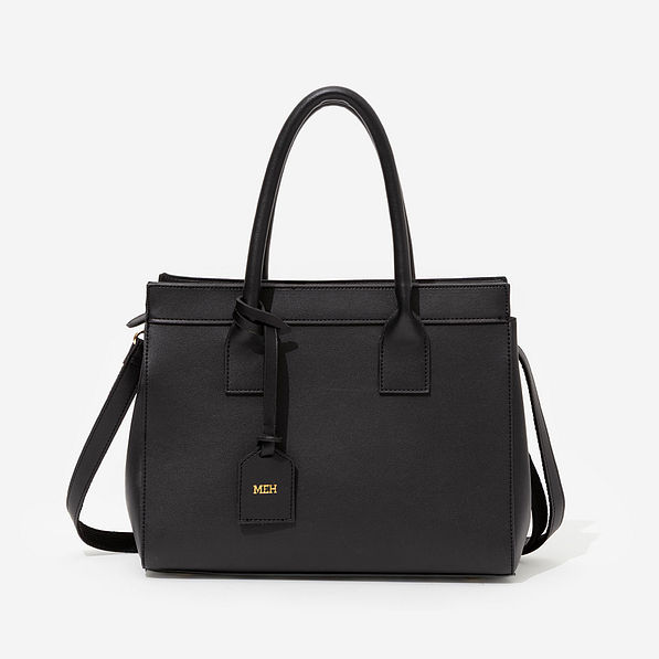 Monogrammed Sophie Handbag in Black 2025