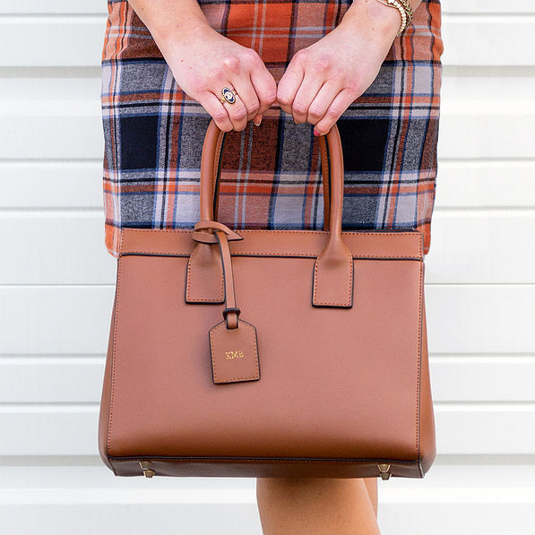brown sophie handbag in hands 2025