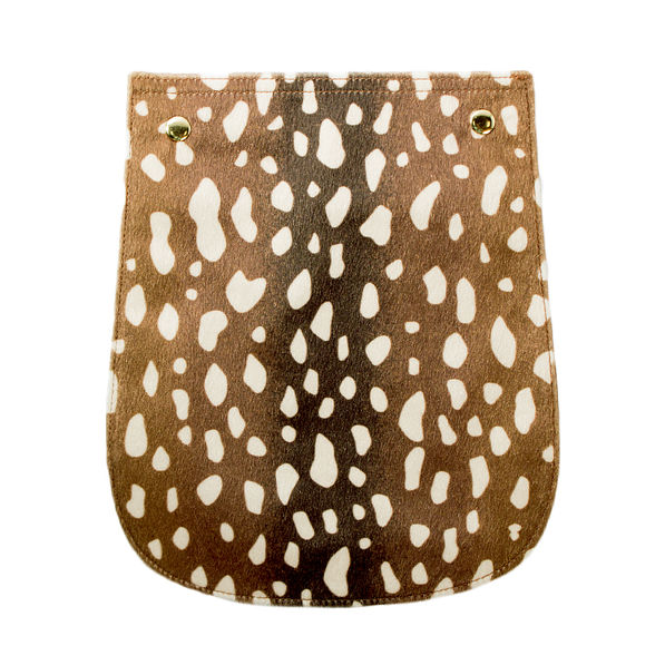 deer print flap for interchangeable crossbody