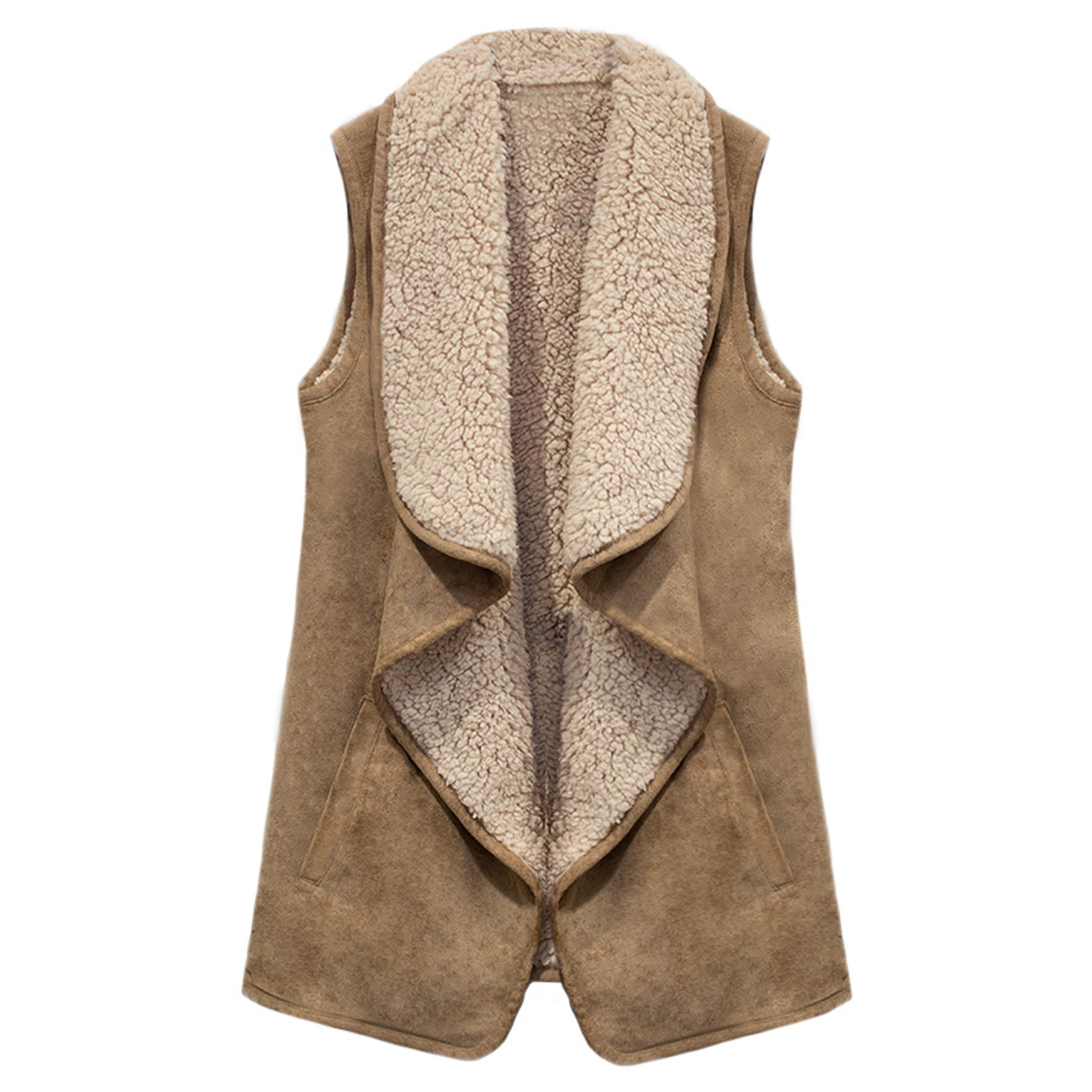 Reversible Sherpa Vest Fleece