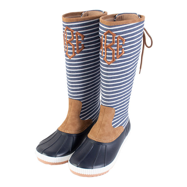 monogrammed duck boots i love jewelry