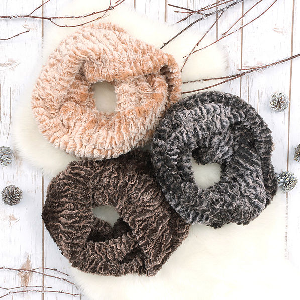 soft infinity scarves