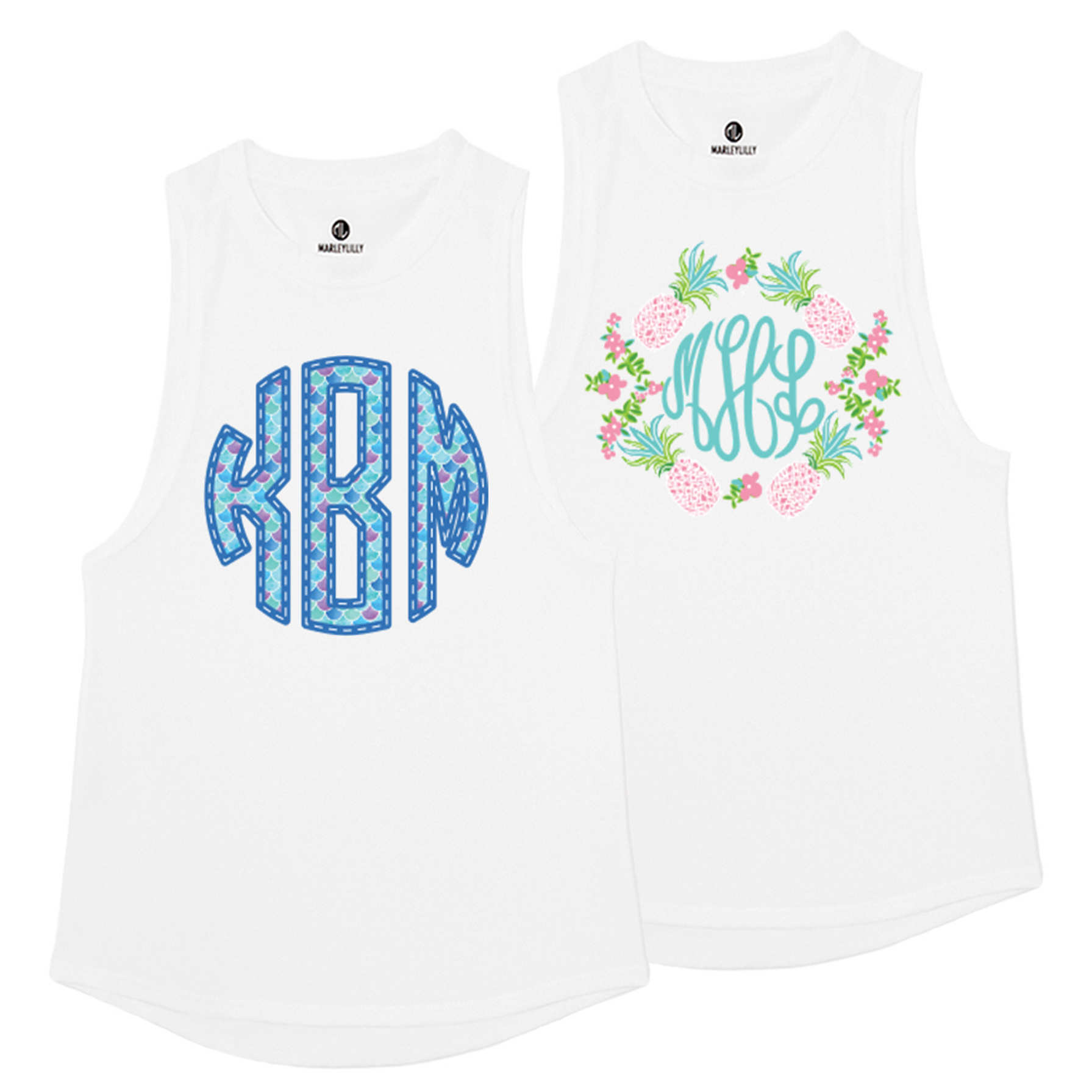 Monogrammed Poolside Tank Top