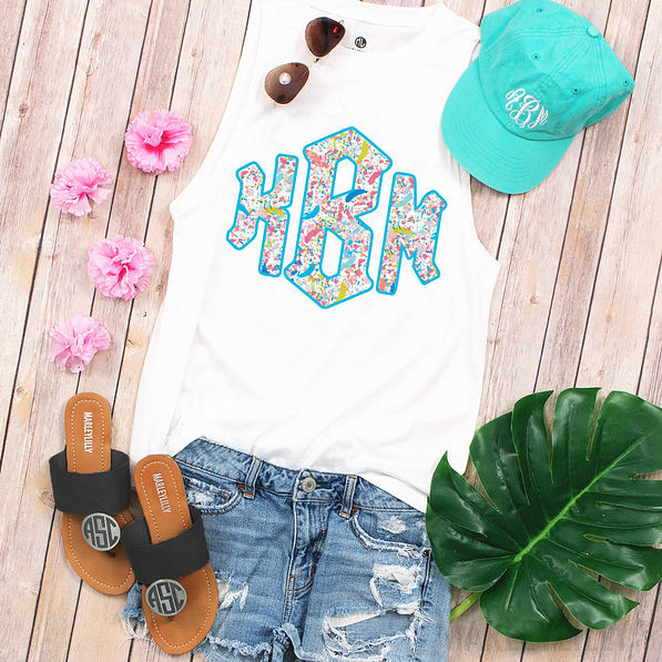 poolside tank top ootd on wood