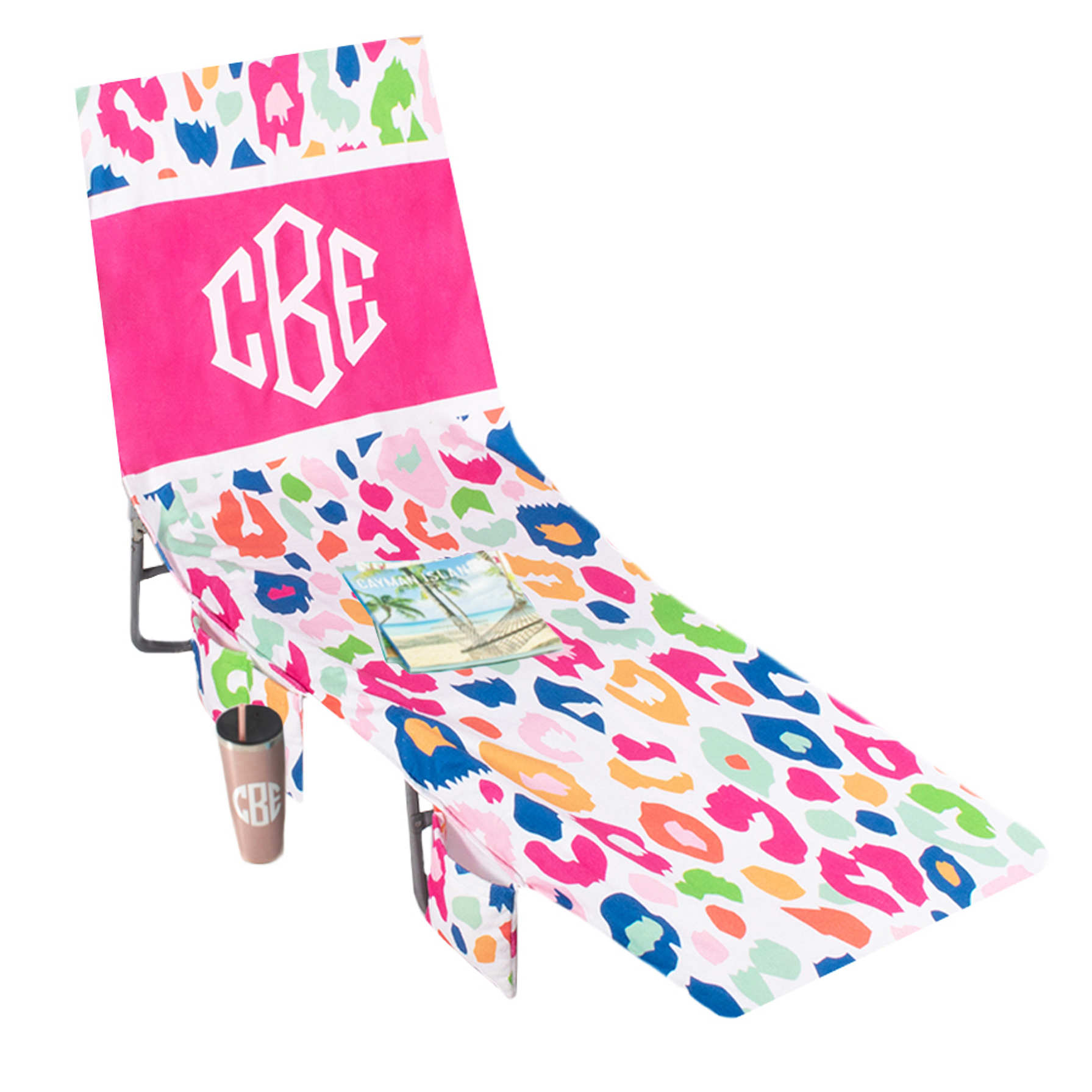 Monogrammed Lounge & Beach Chair Cover Marleylilly