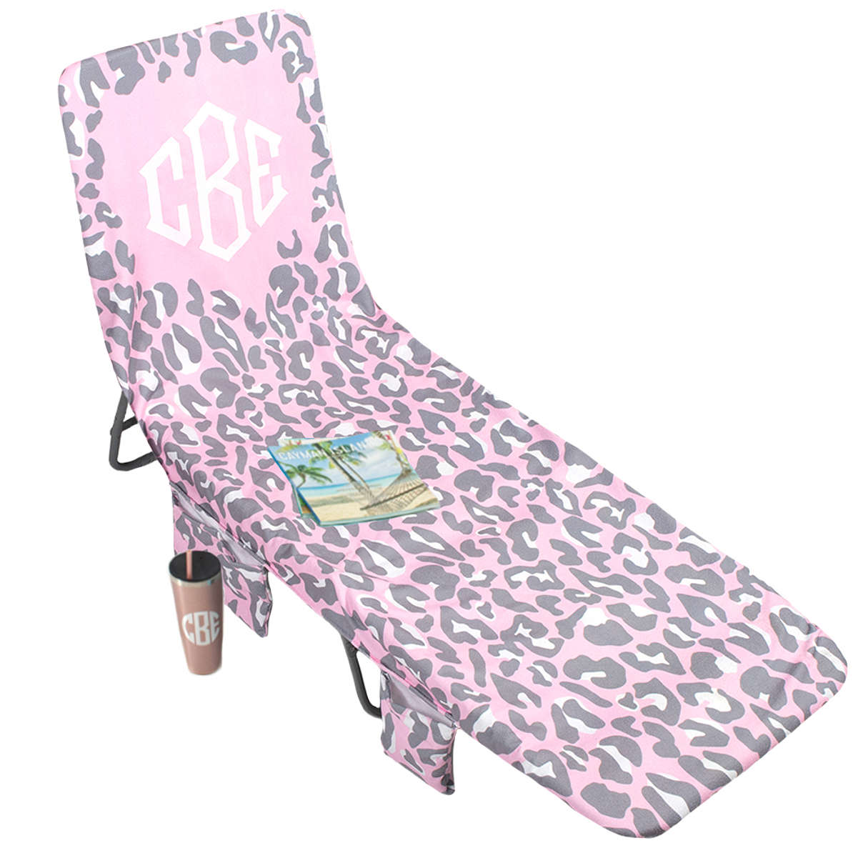 Monogrammed Lounge & Beach Chair Cover Marleylilly