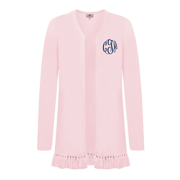 monogrammed sweater