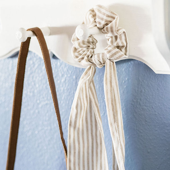 Seersucker Scrunchie