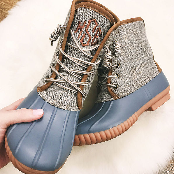 personalized duck boots