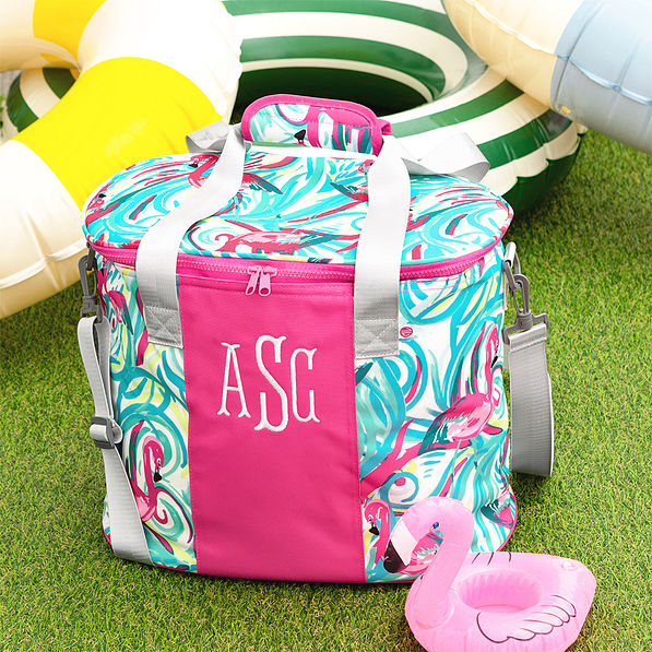 flamingo splish splash cooler with floats