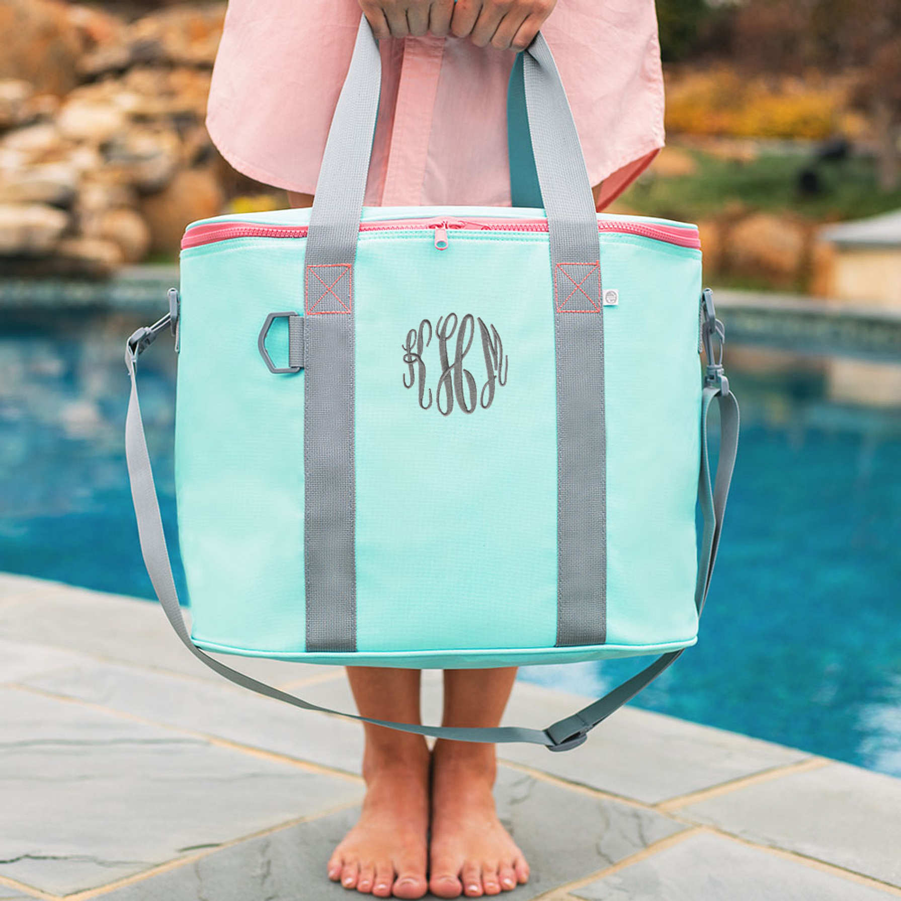 Personalized Travel Insulated Cooler Bag Marleylilly