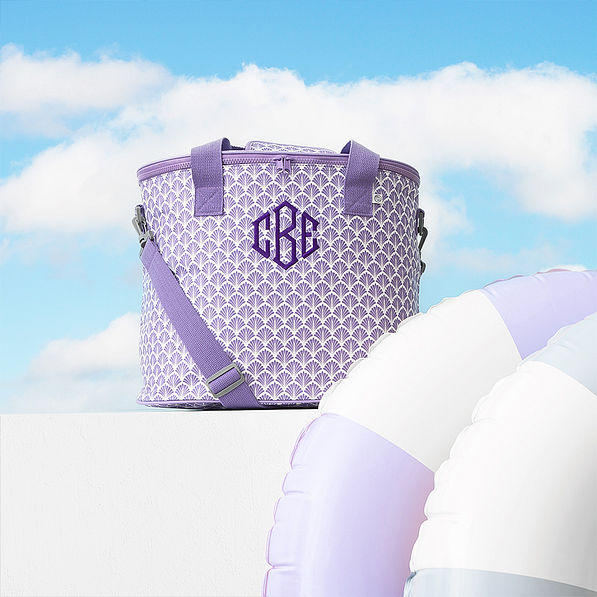 Purple shells cooler over sky