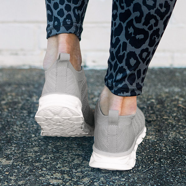back view of athleisure sneakers