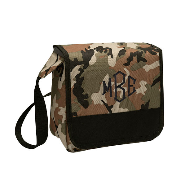 monogrammed messenger bag