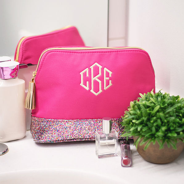 Colorful Glitter Cosmetic Bag - Marleylilly