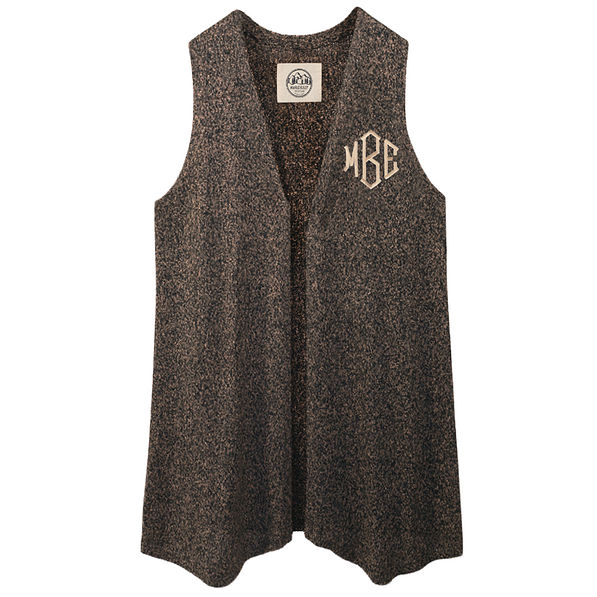 monogrammed handkerchief vest